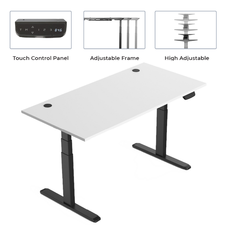 UP UP desk THOR baltas